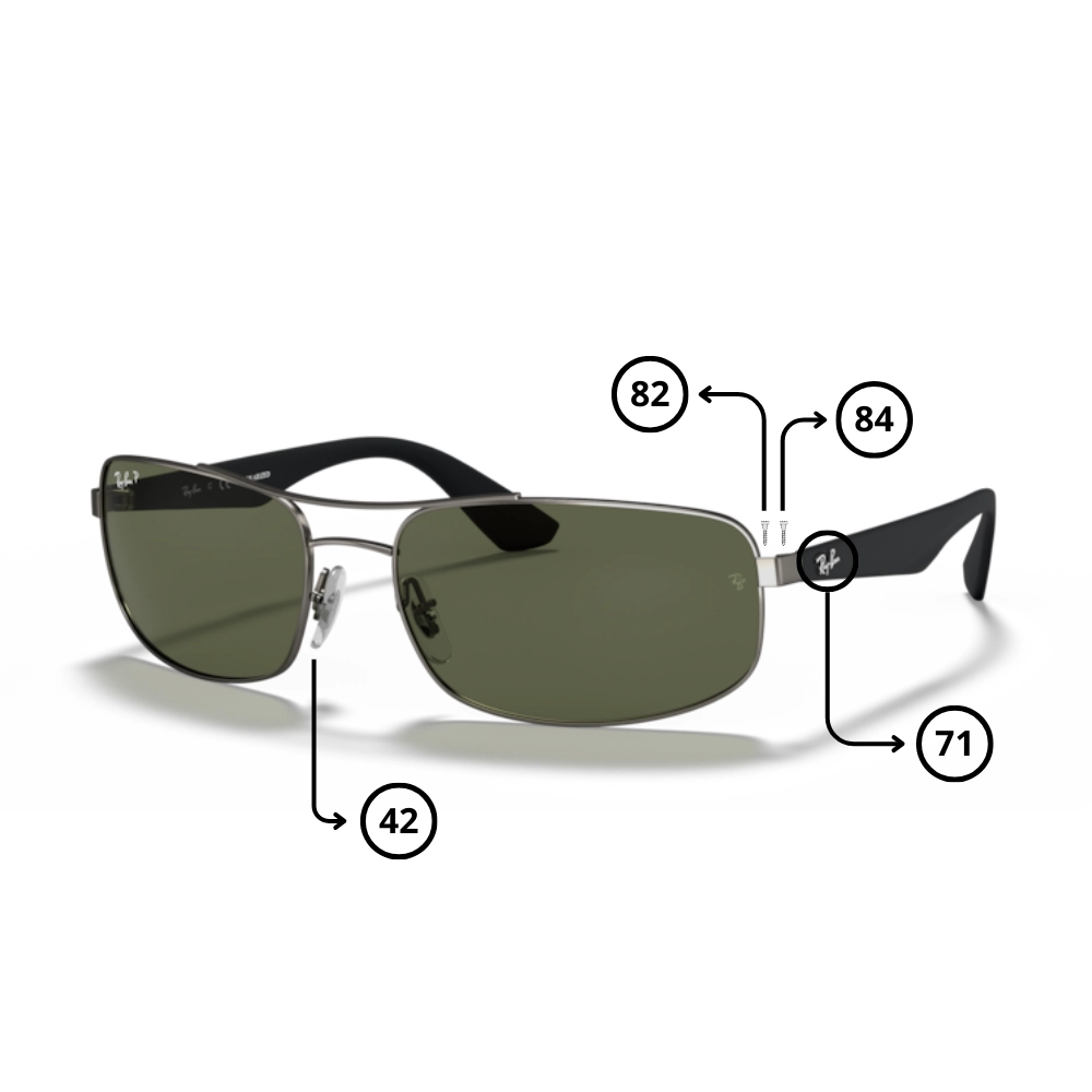 Original Ray-Ban 3527 Ersatzteile