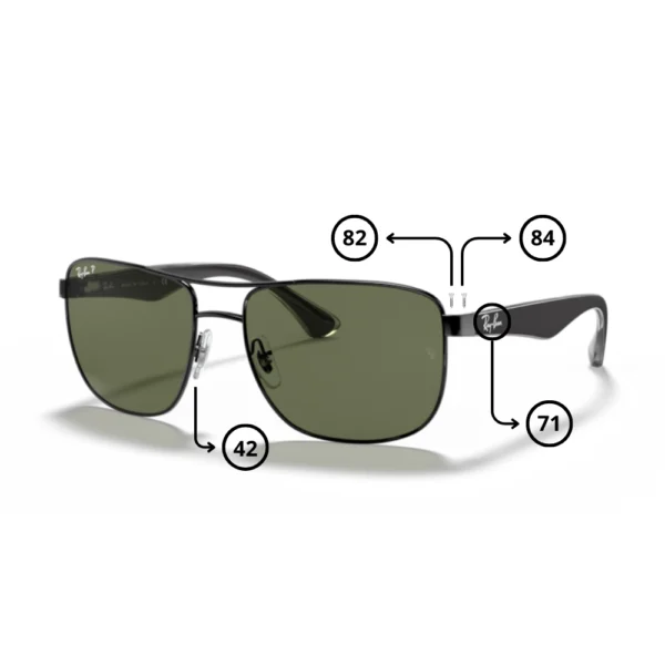 Original Ray-Ban 3533 Ersatzteile