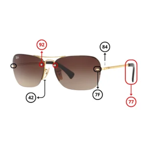Original Ray-Ban 3541 Ersatzteile