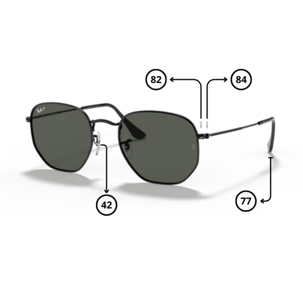 Original Ray-Ban 3548 Hexagonal Ersatzteile