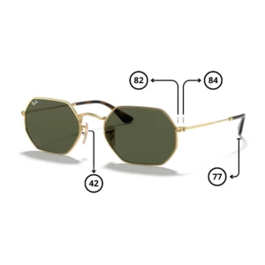 Original Ray-Ban 3556N OCTAGONAL Ersatzteile