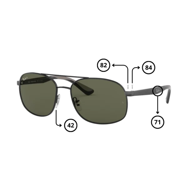 Original Ray-Ban 3593 Ersatzteile