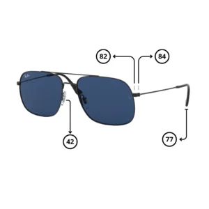 Original Ray-Ban 3595 ANDREA Ersatzteile