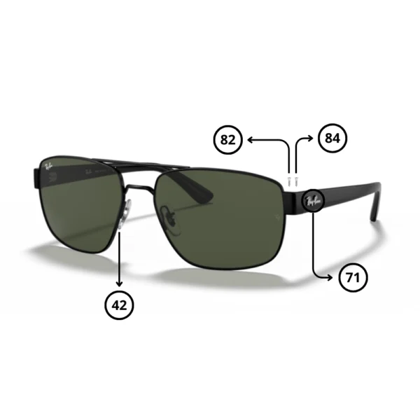 Original Ray-Ban 3663 Ersatzteile