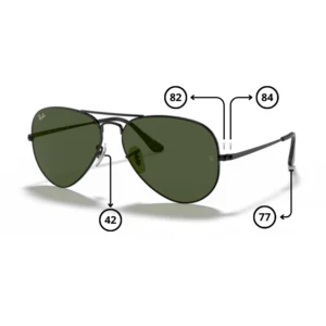 Original Ray-Ban 3689 AVIATOR METAL II Ersatzteile