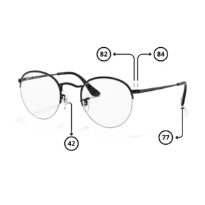 Original Ray-Ban 3947V ROUND GAZE Ersatzteile