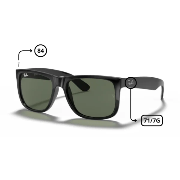 Original Ray-Ban 4165 JUSTIN Ersatzteile