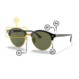 Original Ray-Ban 4246 CLUBROUND Ersatzteile