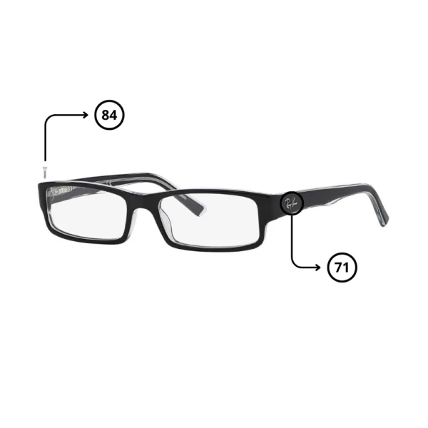 Original Ray-Ban 5246 Ersatzteile