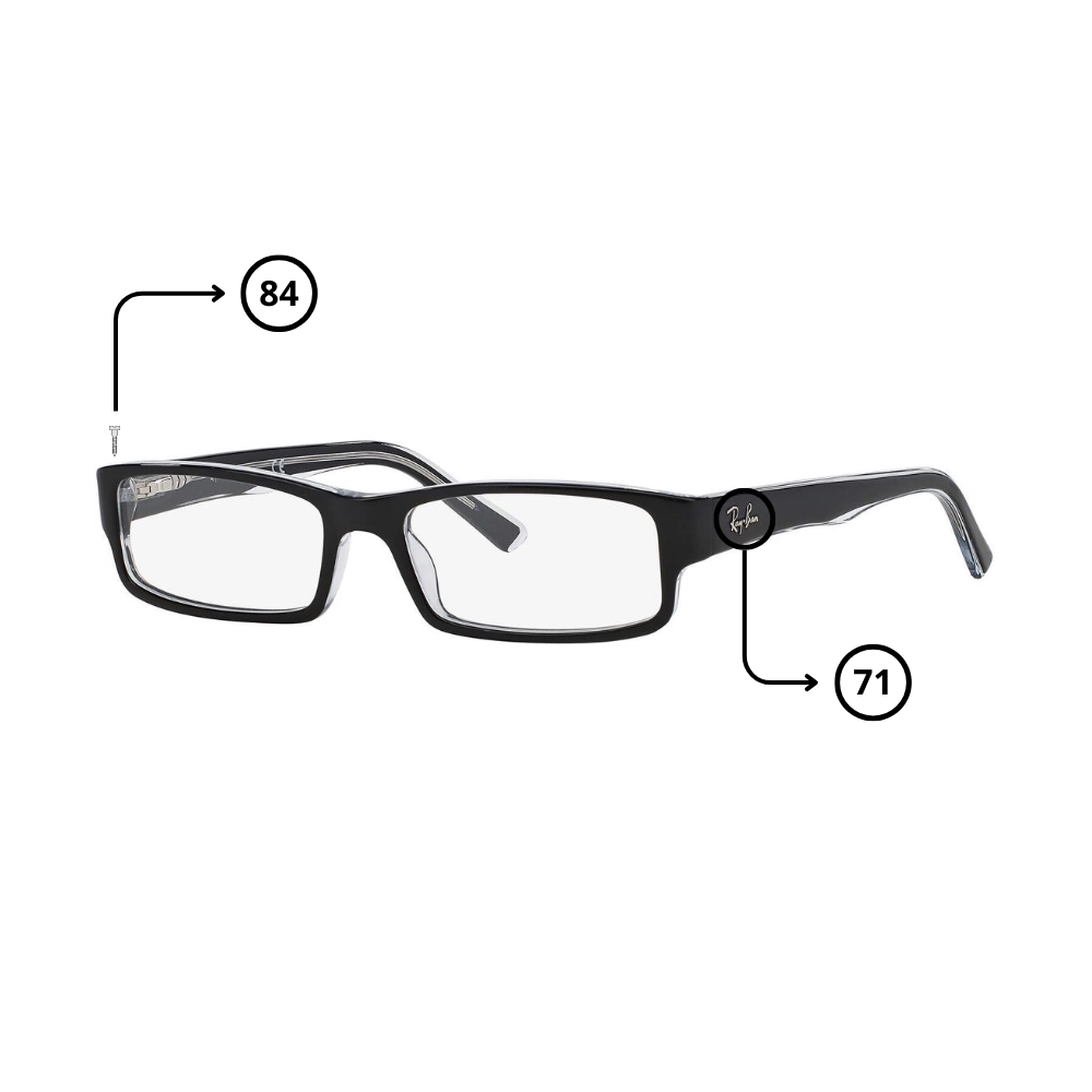 Original Ray-Ban 5246 Ersatzteile