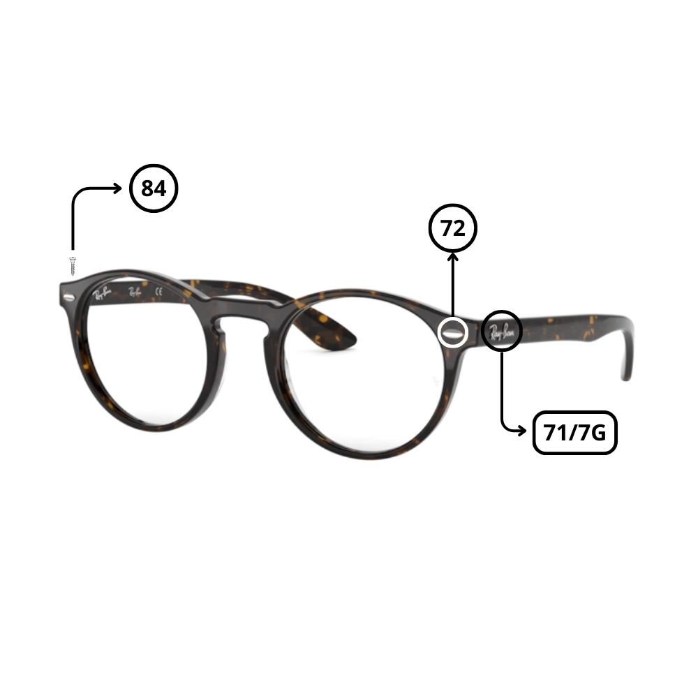 Original Ray-Ban 5283 Ersatzteile