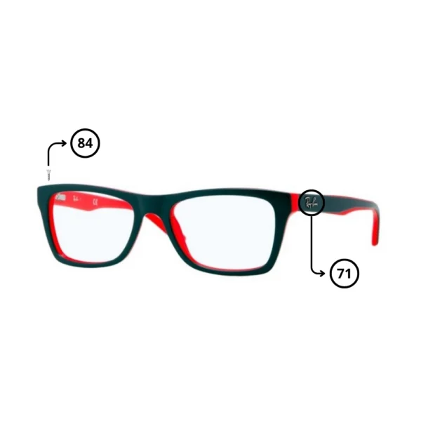 Original Ray-Ban 5289 Ersatzteile