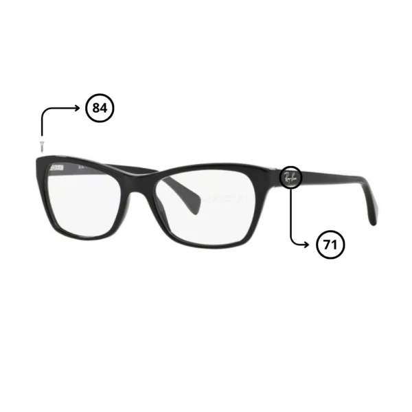 Original Ray-Ban 5298 Ersatzteile