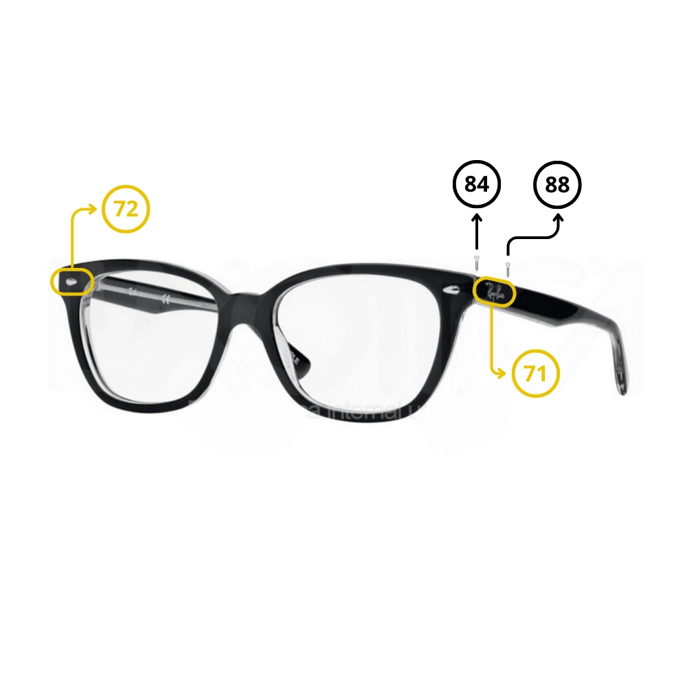Original Ray-Ban 5310 Ersatzteile