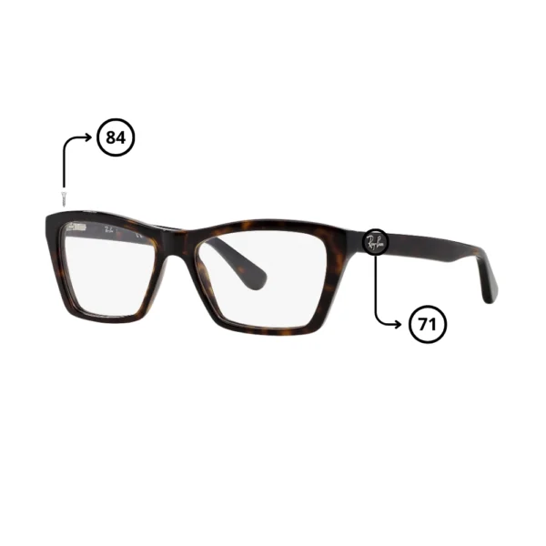 Original Ray-Ban 5316 Ersatzteile