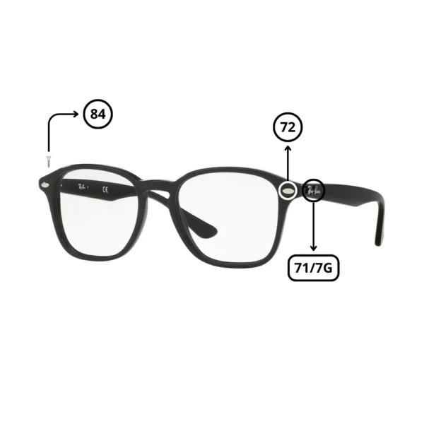 Original Ray-Ban 5352 Ersatzteile