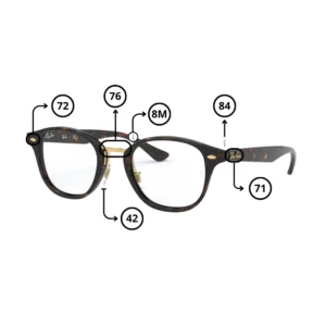 Original Ray-Ban 5355 Ersatzteile