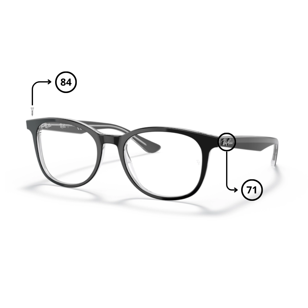 Original Ray-Ban 5356 Ersatzteile