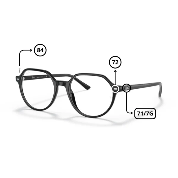 Original Ray-Ban 5395 Ersatzteile