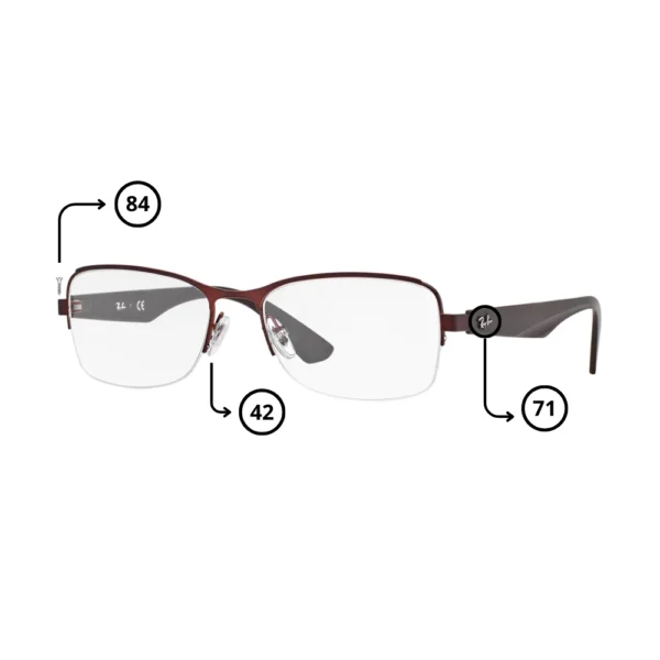 Original Ray-Ban 6309 Ersatzteile