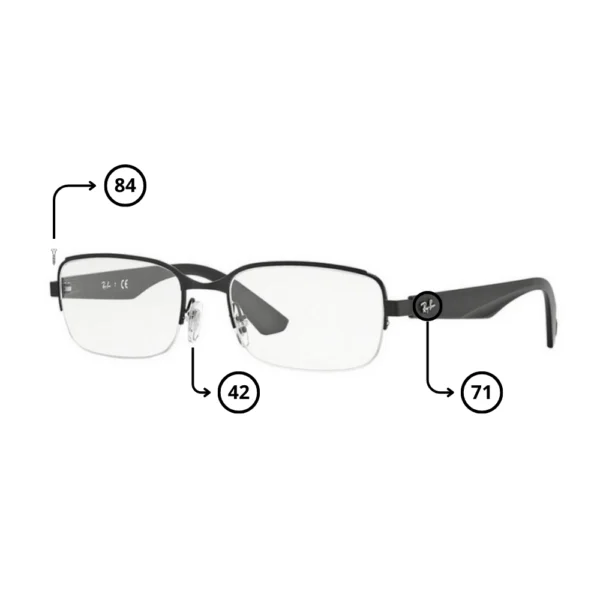 Original Ray-Ban 6311 Ersatzteile