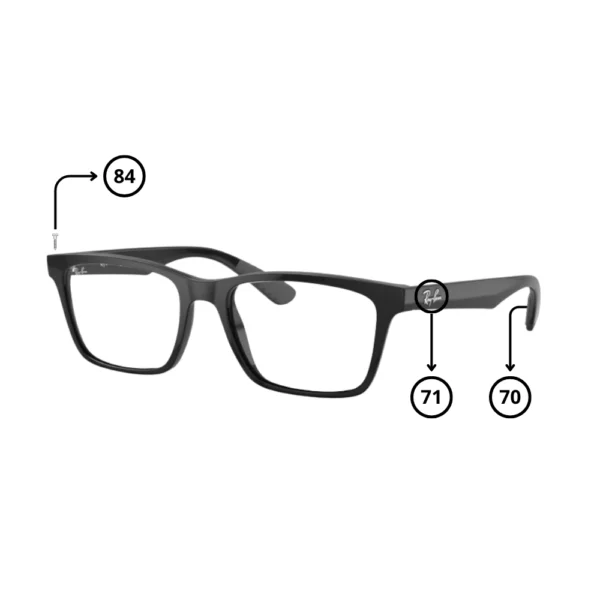 Original Ray-Ban 7025 Ersatzteile