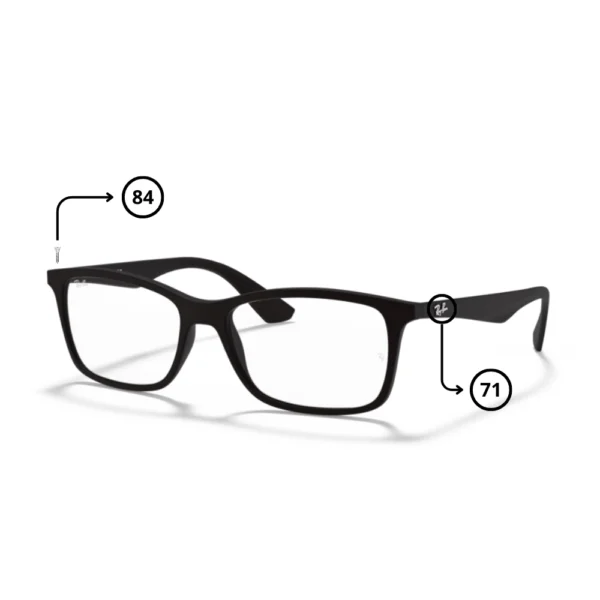 Original Ray-Ban 7047 Ersatzteile