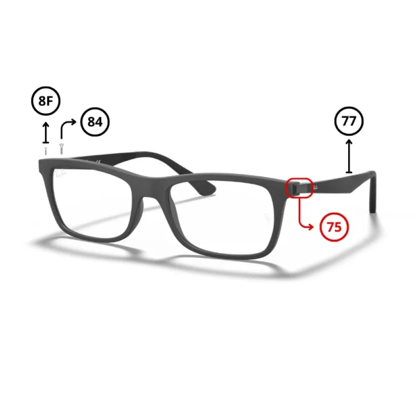 Original Ray-Ban 7062 Ersatzteile
