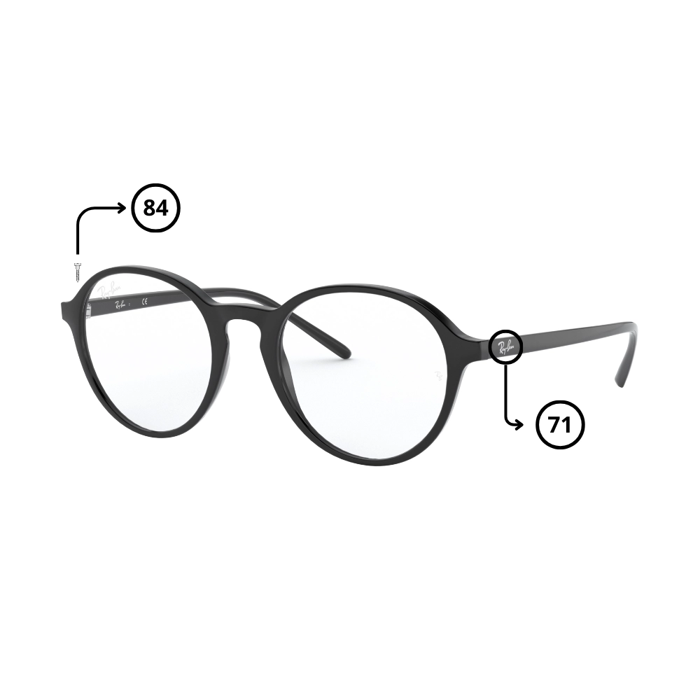 Original Ray-Ban 7173 Ersatzteile