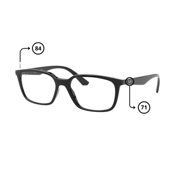 Original Ray-Ban 7176 Ersatzteile