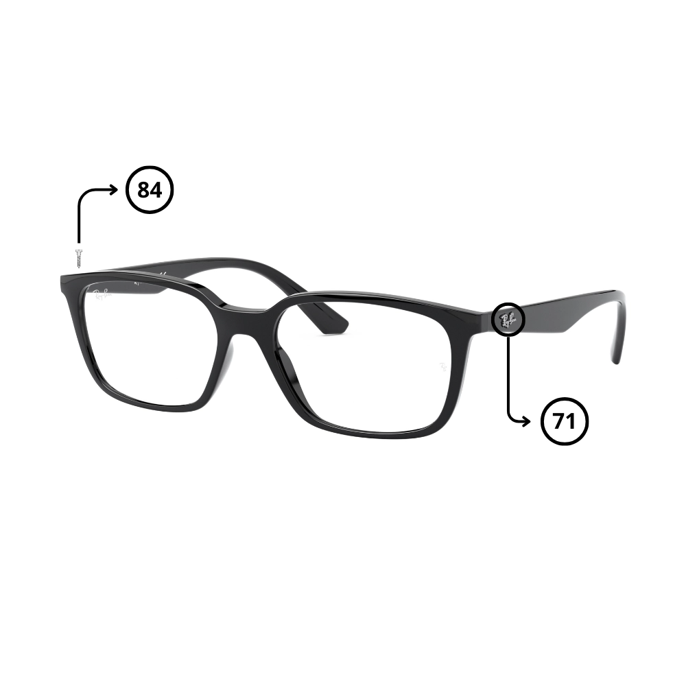 Original Ray-Ban 7176 Ersatzteile