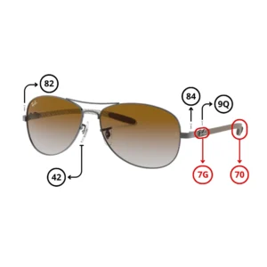 Original Ray-Ban 8301 Ersatzteile