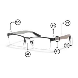 Original Ray-Ban 8412 Ersatzteile