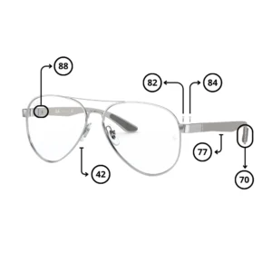 Original Ray-Ban 8420 Ersatzteile