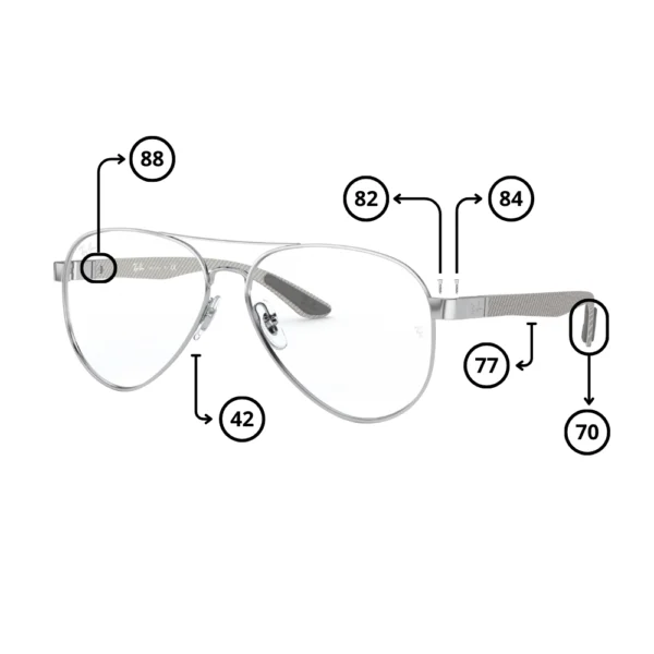 Original Ray-Ban 8420 Ersatzteile