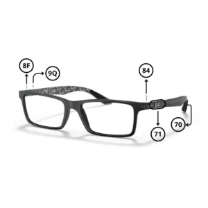 Original Ray-Ban 8901 Ersatzteile