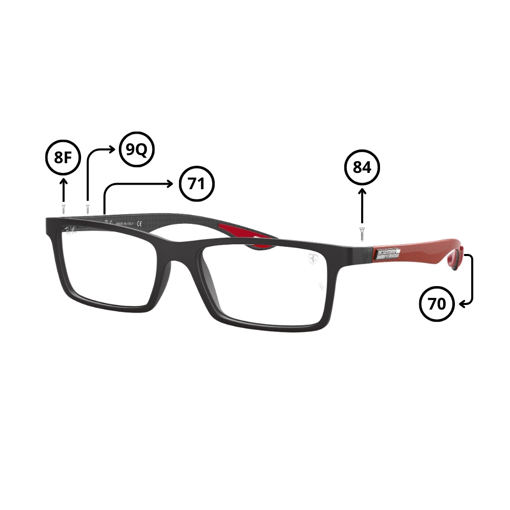 Original Ray-Ban 8901M FERRARI Ersatzteile