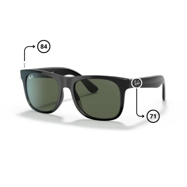Original Ray-Ban Junior 9069S Ersatzteile
