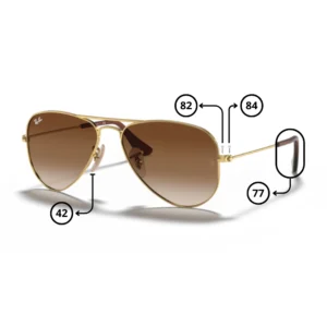 Original Ray-Ban Junior 9506S JUNIOR AVIATOR Ersatzteile