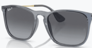 Originalgläser Ray-Ban RB4187 Chris, Farbe T3 · Grau dunkel Verlauf polarisiert · Kunststoff