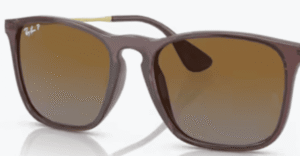 Originalgläser Ray-Ban RB4187 Chris, Farbe T5 · Braun Verlauf polarisiert · Kunststoff