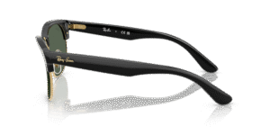 Original Ray-Ban RB0504S Clubmaster Reverse Bügel, Farbe 6677 · Schwarz