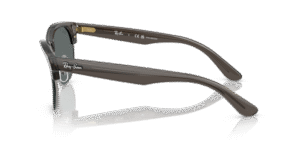 Original Ray-Ban RB0504S Clubmaster Reverse Bügel, Farbe 6707 · Transparent grau dunkel