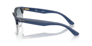 Original Ray-Ban RB0504S Clubmaster Reverse Bügel, Farbe 6708 · Transparent navy blau