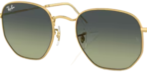 Originalgläser Ray-Ban RB3548 Hexagonal, Farbe BH · Grün vintage