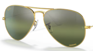 Originalgläser Ray-Ban RB3025 Aviator, Farbe G4 · Silber/grün