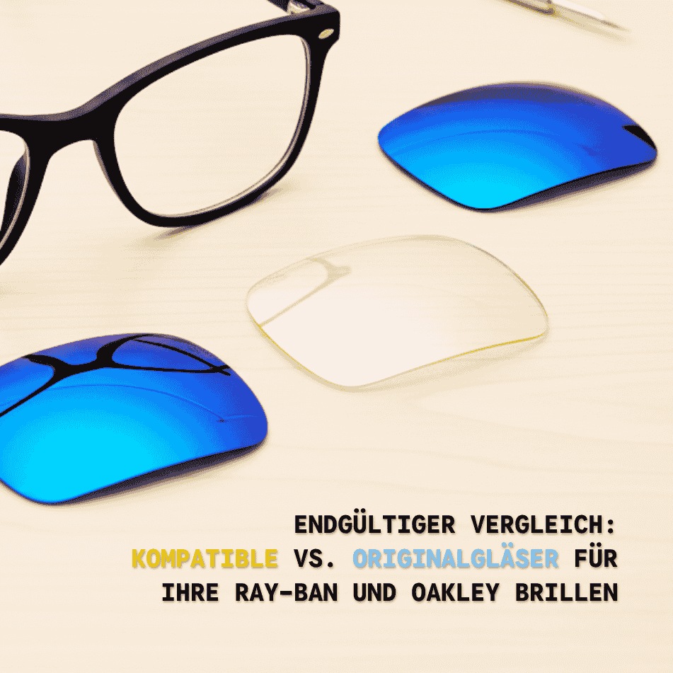 Endgültiger Vergleich: Kompatible vs. Originalgläser für Ihre Ray-Ban und Oakley Brillen