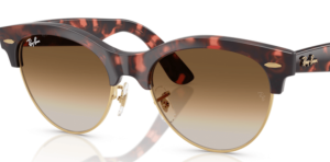 Originalgläser Ray-Ban RB2341 Clubmaster Way, Farbe 51 · Braun hell Verlauf
