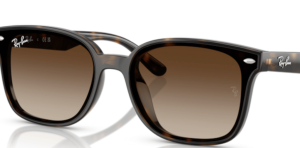 Originalgläser Ray-Ban RB4340 Wayfarer, Farbe M2 · Polarisiert braun Verlauf · Kunststoff
