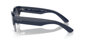 Original Ray-Ban RB0316S Mega Clubmaster Bügel, Farbe 136678 · Blau auf silber